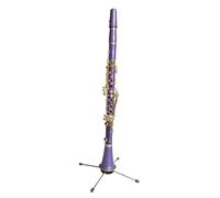 Professional Clarinet Colored Clarinet Blue Black Tube Blue Green Purple Yellow Clarinet B Flat Key(Purple)