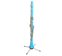 Professional Clarinet Colored Clarinet Blue Black Tube Blue Green Purple Yellow Clarinet B Flat Key(Blue B)