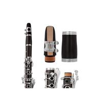 Professional Clarinet Ebony clarinet black wind instrument 17-key B flat tune beginner professional player pass