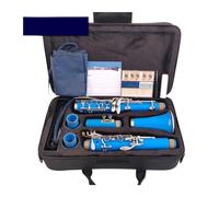 Professional Clarinet Light blue Clarinet Bb Clarinet 17 Key Clarinette Nickel PlatedBody Material