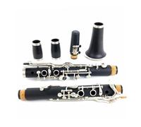 Professional Clarinet Nickel PlatedClarinet A Tune Ebonite/Hard Rubber 18 Nickel Silver Keys