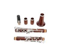 Professional Clarinet Red Wood Bb Clarinet Plate With Silver 17/18 Key Redwood Clarinet Musical Instruments