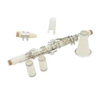 Professional Clarinet White Clarinet 17 Keys Bb B Flat Tone Bakelite Body Clarinet With Box And Full Set Of Accessories