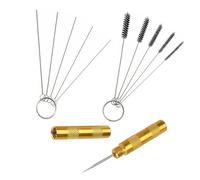 Professional Cleaner Airbrush Cleaning Tool Kit Airbrush Needle Brush Set Spray Gun Nozzle Cleaner Multi Brush Set