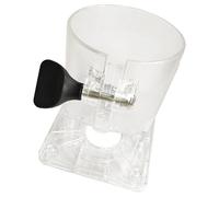 Professional clear router base improves woodworking enthusiasts perspective and precision. Detailed wood project Easy installation