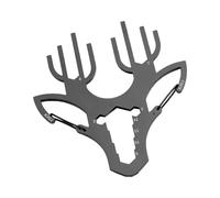 Professional Climbing Accessories Carabiner Key Holder Stainless Steel Texture Secure Closure Outdoor Camping Essential Key Holder Bottle Opener Driver