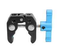 Professional Clip Mount with Nonslip Rubber Pad Large Load Bearing for Stable Video on Various Surfaces Aluminum Camera Clamp