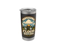 Professional Cloud Watcher Nature Humor Stainless Steel Insulated Tumbler