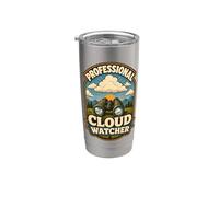 Professional Cloud Watcher Nature Humor Stainless Steel Insulated Tumbler