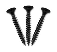 Professional Coarse Thread Drywall Screws 4.8x140mm (No.10 x 5 1/2") - Pack of: 20 Black Phosphate Bugle Head