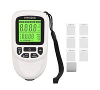 Professional Coating Thickness High Accuracy 3 Units Paint Mil Thickness Meter (White)