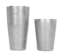 Professional Cocktail Shaker Set 304 Stainless Steel Boston Shaker with Engraved Design for Bartenders Bar Mixology Rustproof Durable Barware Essential
