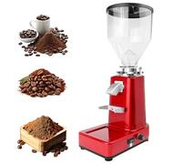 Professional Coffee Grinder, 1.5L Flat Burr Electric Grinder with 20 Adjustable Settings & Removable Hopper, Large Capacity Commercial Coffee Bean Grinder for Home & Café red