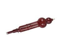Professional Colored Bakelite Hulusi With C Key For Beginners A Woodwind Instrument(Red)