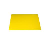 Professional Colour Coded Plastic Chopping Board 35.5 x 25.5cm / 14" (L) x 10" (W) HACCP Compliant Food Prep Cutting Board Lightweight Durable Non Slip - Yellow