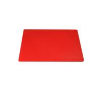 Professional Colour Coded Plastic Chopping Board 35.5 x 25.5cm / 14" (L) x 10" (W) HACCP Compliant Food Prep Cutting Board Lightweight Durable Non Slip - Red