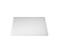 Professional Colour Coded Plastic Chopping Board 35.5 x 25.5cm / 14" (L) x 10" (W) HACCP Compliant Food Prep Cutting Board Lightweight Durable Non Slip - White