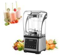 Professional Commercial Grade Bar Blender Heavy Duty High Performance Quiet Sound Enclosure Electric Smoothie Maker for Smoothies, Milkshakes, Cocktails, Restaurant, Bar & Catering