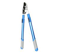 Professional Compound Action Bypass Lopper - Expandable from 28Inches to 40Inches - Heat Treated Stainless Steel Blade - Aluminium Telescopic Handle