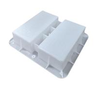 Professional Concrete Brick Mold - 3.9x7.9x2.4 Inch Polypropylene Block Making Tool for Outdoor Construction and Model Building Supplies