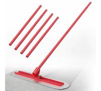 Professional Concrete Bull Float 120x30cm Stainless Steel Cement Finishing Float with 4.6m Telescopic Handle, Adjustable Angle for Floor Leveling