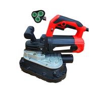 Professional Concrete Floor Grinder Sander with Dust Extraction Vacuum Port, External Carbon Brushes, Improved Motor Heat Management & Easy Maintenance for Surface Preparation