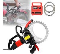Professional Concrete Ring Saw, 3000rpm Corded Wall Chaser Cutter with Dust Suppression, 29cm Cutting Depth for Building Sites & Renovation Projects