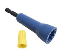 Professional Connector Driver Bit Set Featuring Anti Overtightening Design, Compatible With Most Cordless Drills For Quick Wire Installation, Sturdy Abs And Steel Build, Black Color Option(Blue Set)