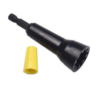 Professional Connector Driver Bit Set Featuring Anti Overtightening Design, Compatible With Most Cordless Drills For Quick Wire Installation, Sturdy Abs And Steel Build, Black Color Option(Black Set)