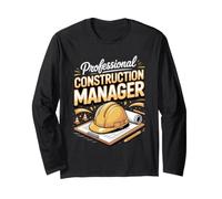 Professional Construction Manager Contractor Long Sleeve T-Shirt