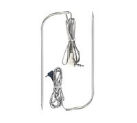 Professional Cooking Thermography Double Installation Method Oven Smokers Rust Free Braided Cable DC Barbecue Temperature Monitor