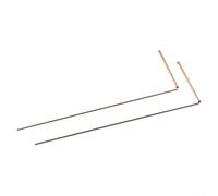 Professional Copper Dowsing Rods Set for Water Witching and Gold Prospecting, Includes Pendulum Divination Kit and Mat, Birch Handle Detector for Paranormal Investigation Gear