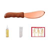 Professional Copper Scraping Massage Plate with Gift Box for Facials and Body Sculpting Therapies Copper Guas Chutzpah Tool
