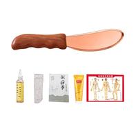 Professional Copper Scraping Massage Plate with Gift Box for Facials and Body Sculpting Therapies Copper Guas Chutzpah Tool