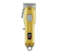 Professional Cordless Hair Clipper for Men - Gold & Silver Edition (Gold)