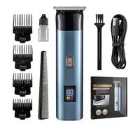 Professional Cordless Hair Clippers for Men - 9000RPM Powerful Motor with DLC Coating Blades, Barber Clippers Kit with LED Display and 4 Limit Combs,Salon Grade Hair Cutting Set for Barbers