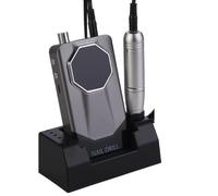 Professional Cordless Nails Buffer Machine Low Noise Electric Nails Drill With Base And Bits For Manicure Pedicure Care Salon Grade Nail Polishing Machine