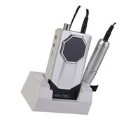 Professional Cordless Nails Buffer Machine Low Noise Electric Nails Drill With Base And Bits For Manicure Pedicure Care Professional Portable Nail File