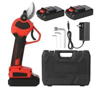 Professional Cordless Pruning Shear, Electric Secateurs, Tree Branch Pruner, Powerful Electric Scissors with 2 PCS 2Ah Rechargeable Lithium Battery, 40Mm (1.57 Inch) Cutting Diameter