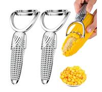 Professional Corn Peeler, Ergonomic Curved Corn-on-the-Cob Stripper，2pcs