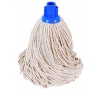 Professional Cotton Mop head with plastic socket. No 16, Blue