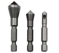 Professional Countersink Cutter with Chip Flute Design Ensures Clean Cuts on Wood and Composite Materials Bearing Steel Deburring Tool
