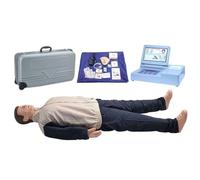 Professional CPR Training Manikin with 8-Inch Color Screen, Realistic Anatomy Model for Anatomy Study Tools, Human Body Simulation with Feedback for Practice