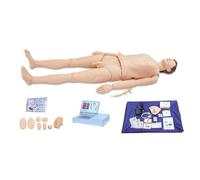 Professional CPR Training Manikin with Anatomy Study Tools, Human Body Model for Medical Education, Physiology Practice Doll with Feedback and Nursing Skills