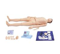 Professional CPR Training Manikin with Anatomy Study Tools, Human Body Model for Practice, Includes IV Injection and Catheterization Skills