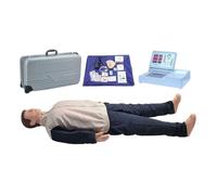 Professional CPR Training Manikin with Feedback Monitor & Printer, Adjustable Parameters for Anatomy Study Tools, Human Body Model for Clinical Practice