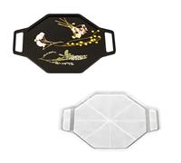 Professional Craft Mold for Unique Geometric Serving Dishes and Decorative Accessory Making Candy Serving Resin Tray Oval Shape