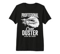 Professional Crop Duster Silent But Deadly Airplane Meme Premium T-Shirt