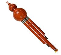 Professional Cucurbit Flutes Bakelite Three Tone Hulusi Flute C/bB Key Gourd Flauta Crashproof Dampproof Calabash Flute Hulusi Folk Instruments(BB)