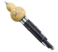 Professional Cucurbit Flutes Black Flute Hulusi Dual Tone Gourd Flauta C/Bb/G/F Key Calabash Hulusi Profesional Flauta China(C)